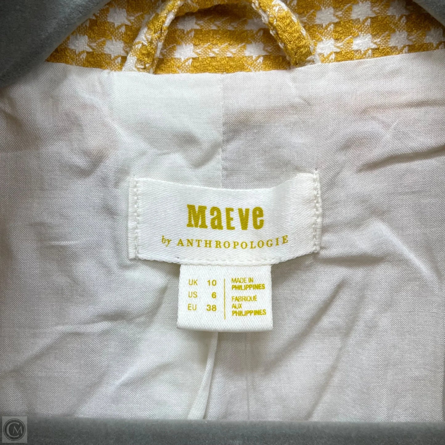 Blazer By Maeve In Yellow, Size: 6