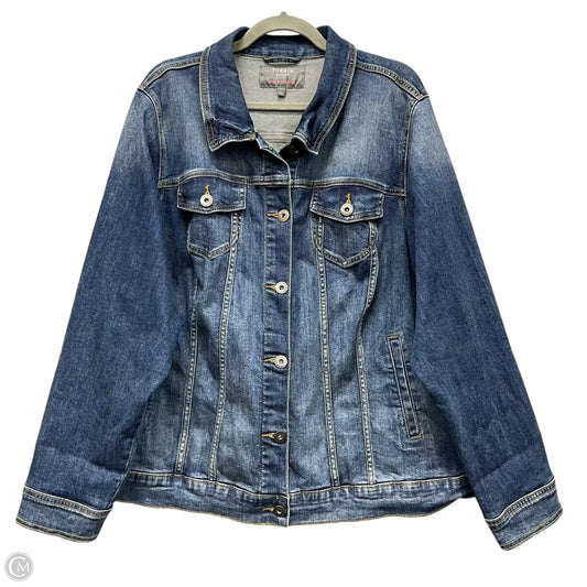 Jacket Denim By Torrid In Blue Denim, Size: 4x