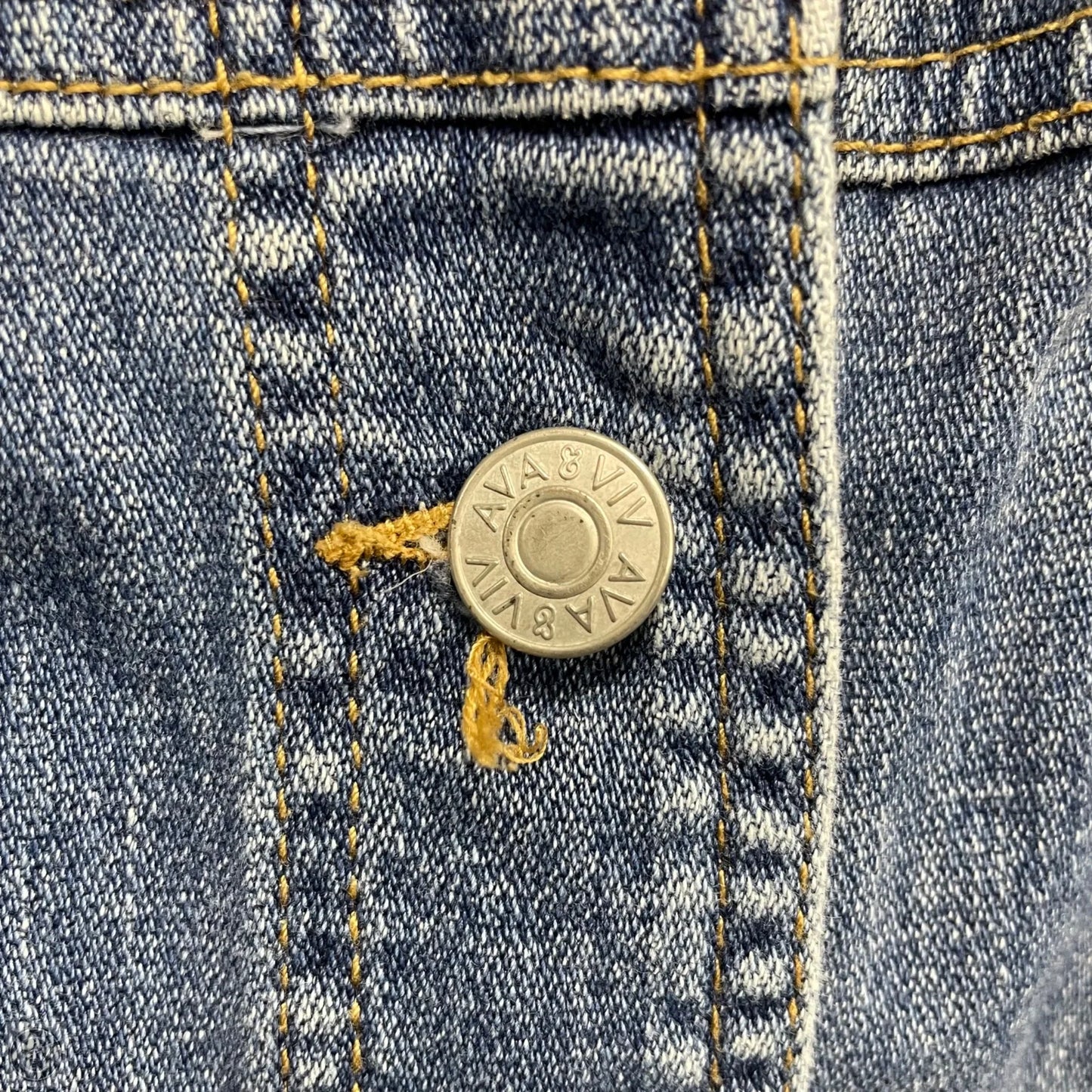 Jacket Denim By Anna & Ava In Blue Denim, Size: 4x