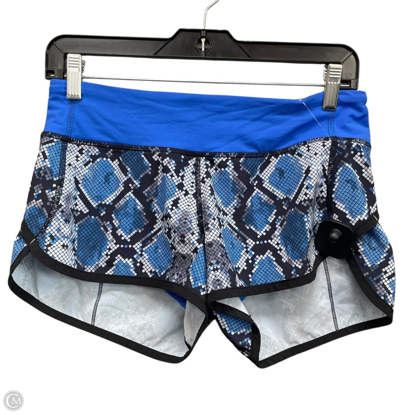 Athletic Shorts By Lululemon In Blue, Size: 4