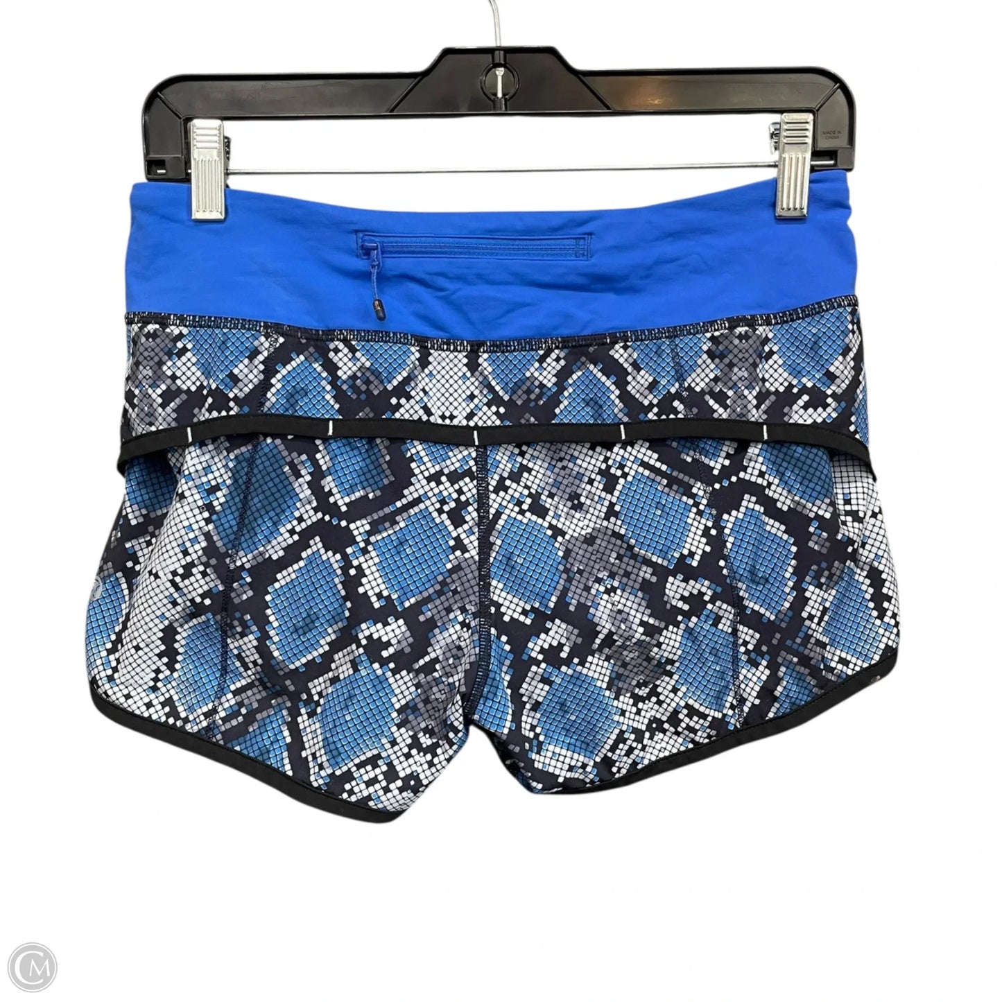 Athletic Shorts By Lululemon In Blue, Size: 4