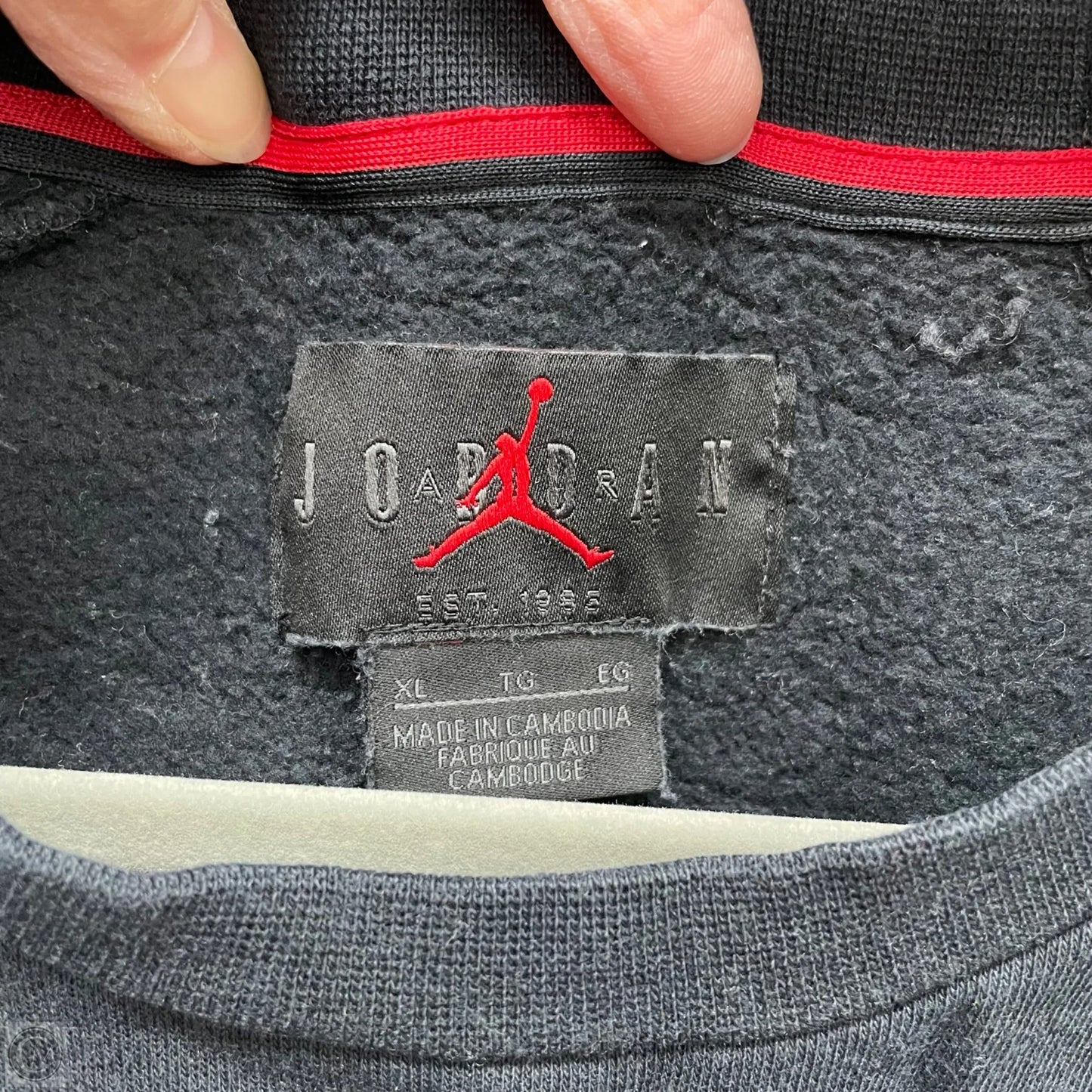 Sweatshirt Crewneck By Nike In Black, Size: Xl