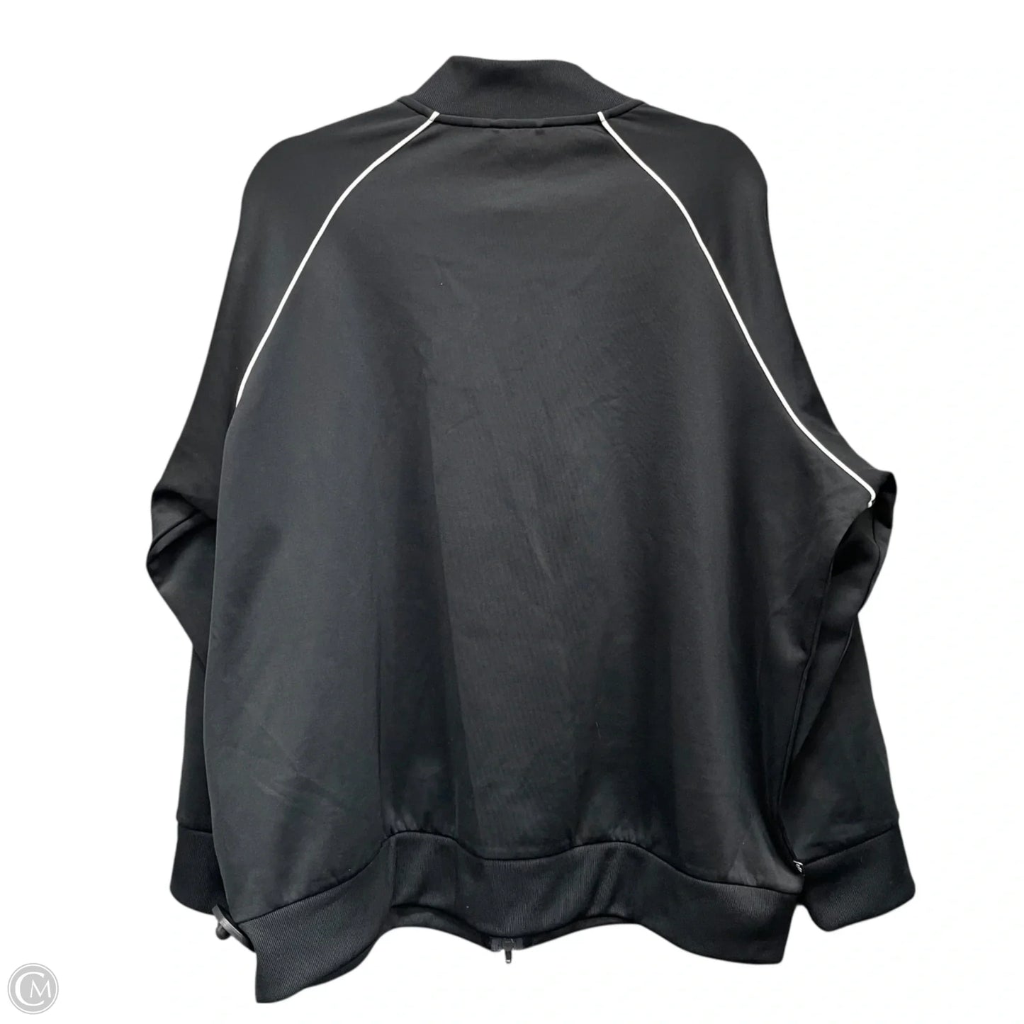 Athletic Jacket By Adidas In Black, Size: 2x