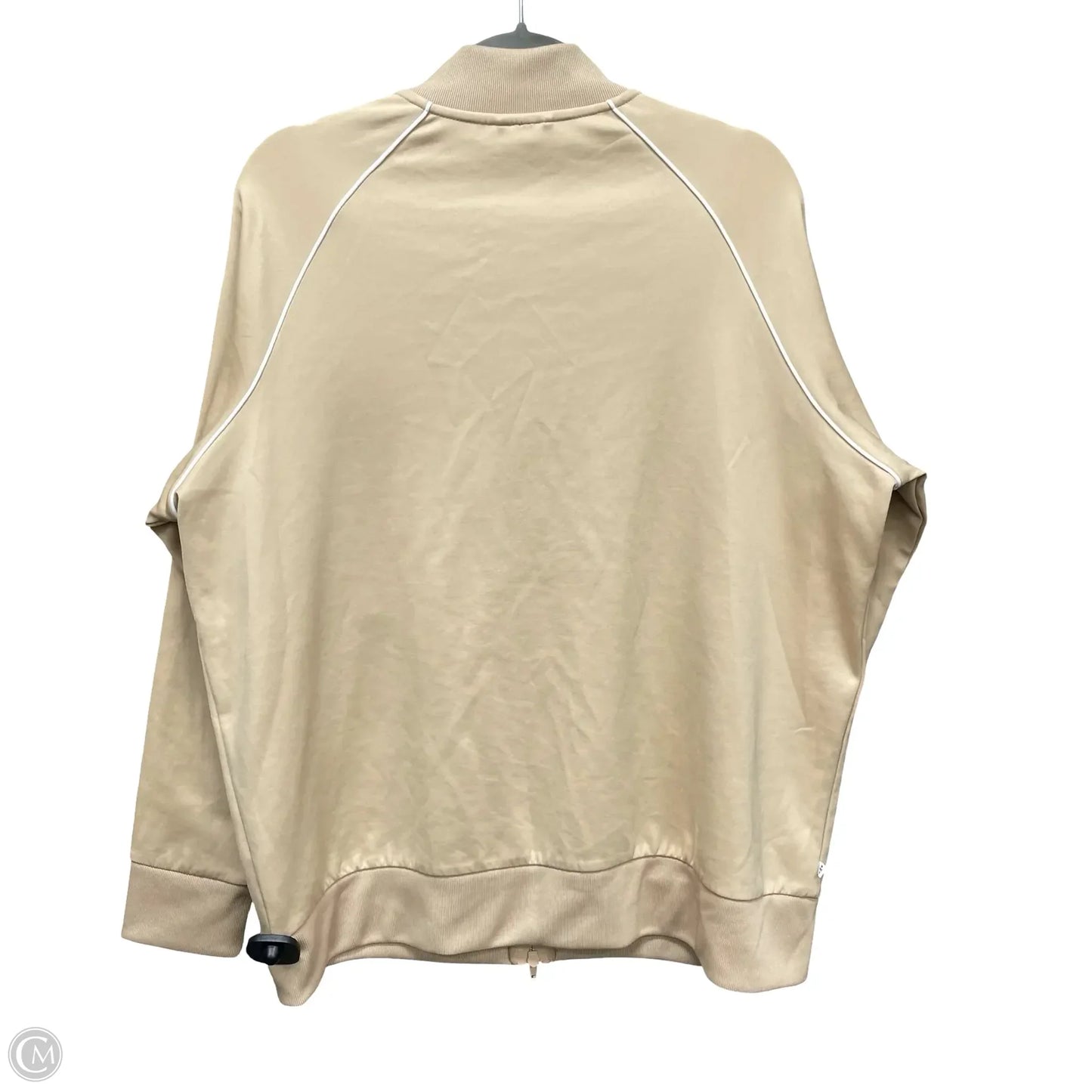 Athletic Jacket By Adidas In Tan, Size: 1x