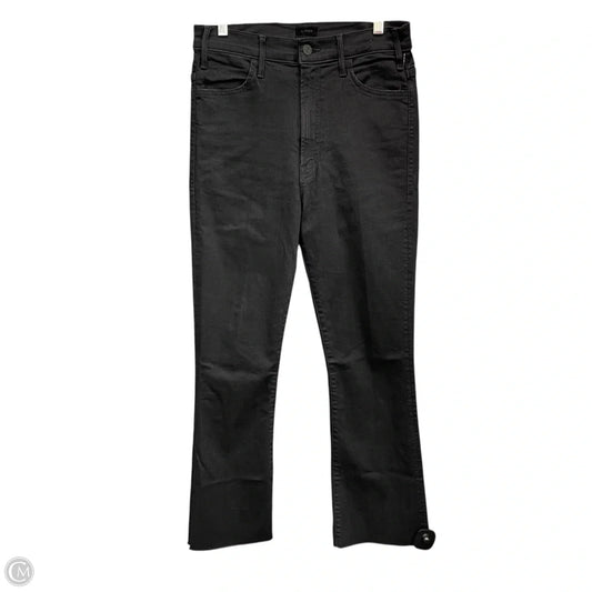 Jeans Boot Cut By Mother In Black Denim, Size: 8