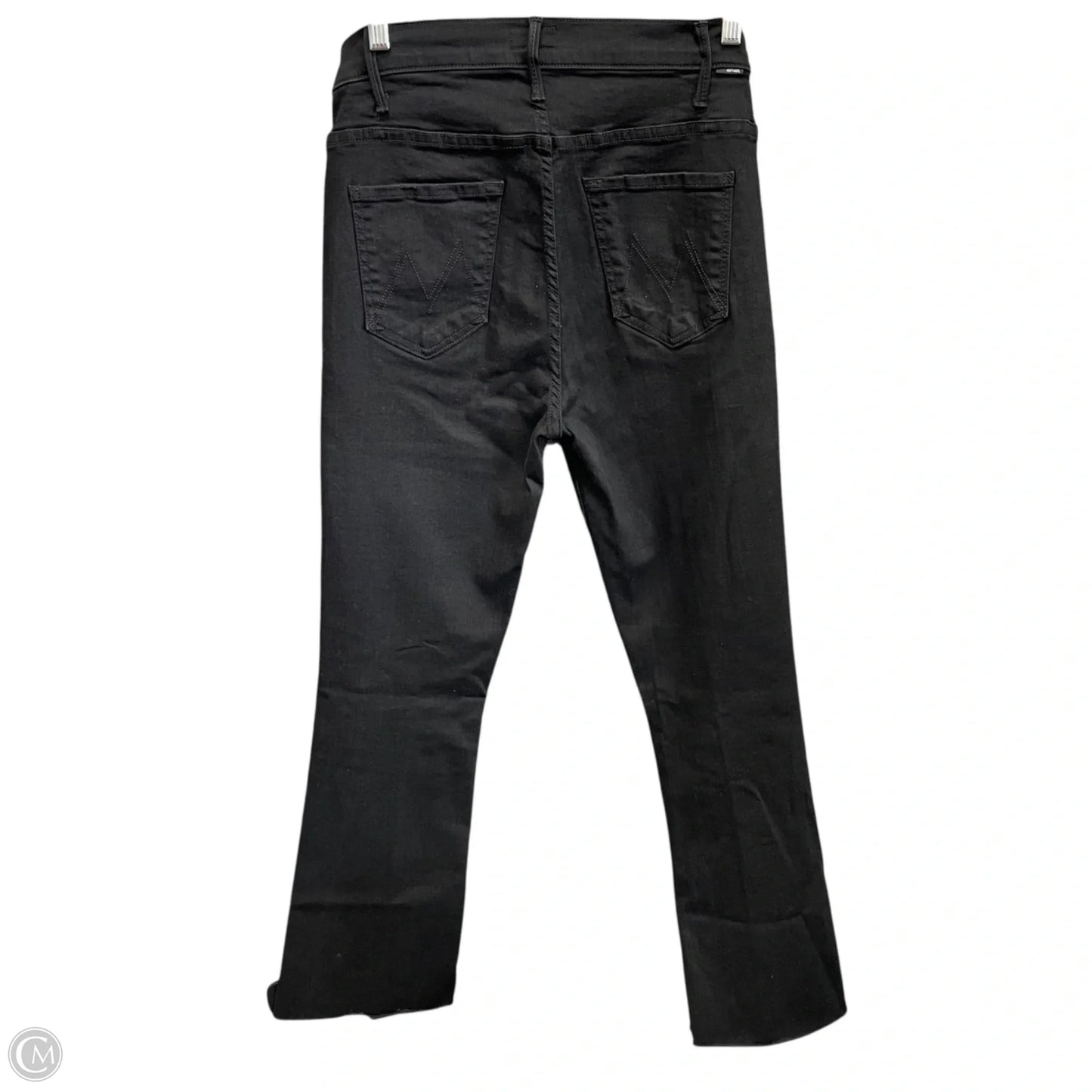 Jeans Boot Cut By Mother In Black Denim, Size: 8