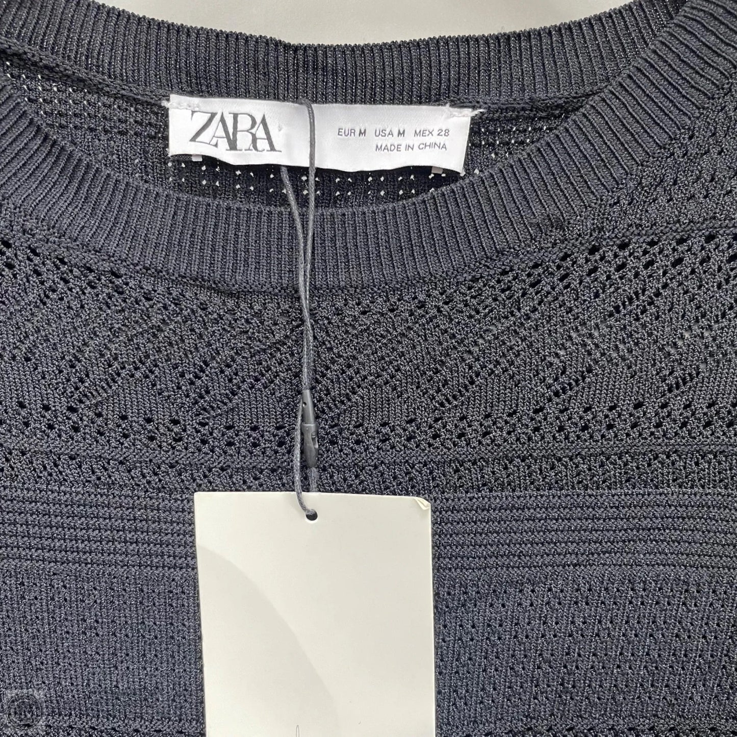 Dress Sweater By Zara In Black, Size: M