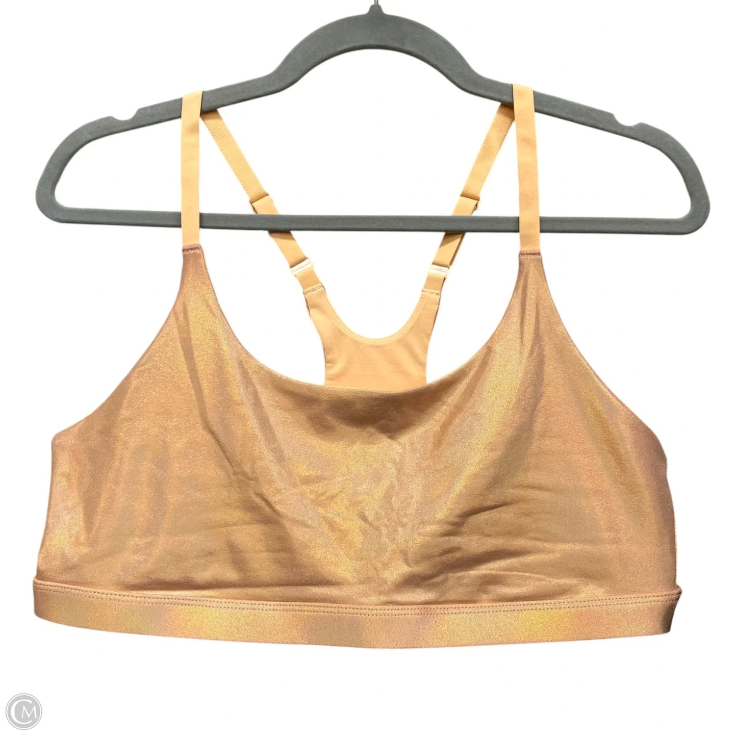 Athletic Bra By Fabletics In Gold, Size: Xl