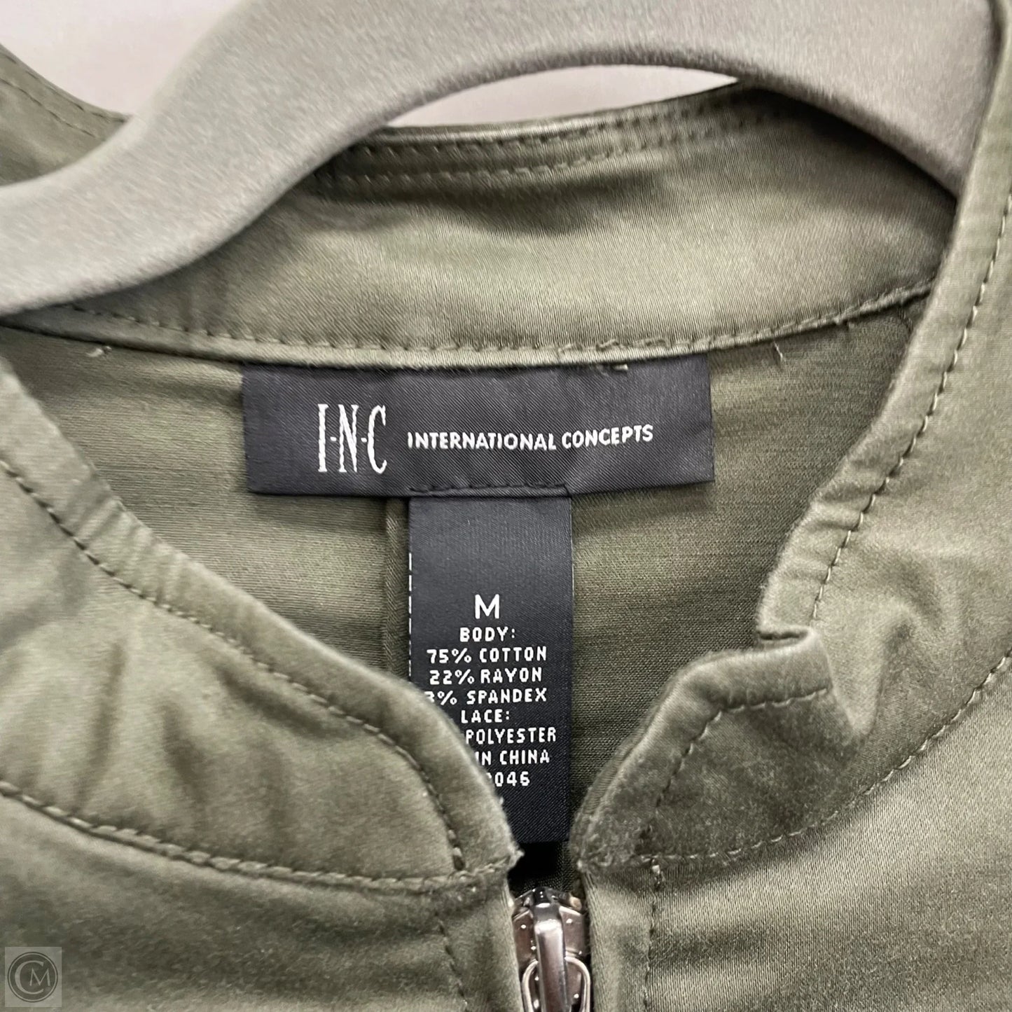Jacket Other By Inc In Green, Size: M