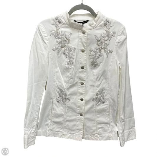 Jacket Other By White House Black Market In White, Size: 8