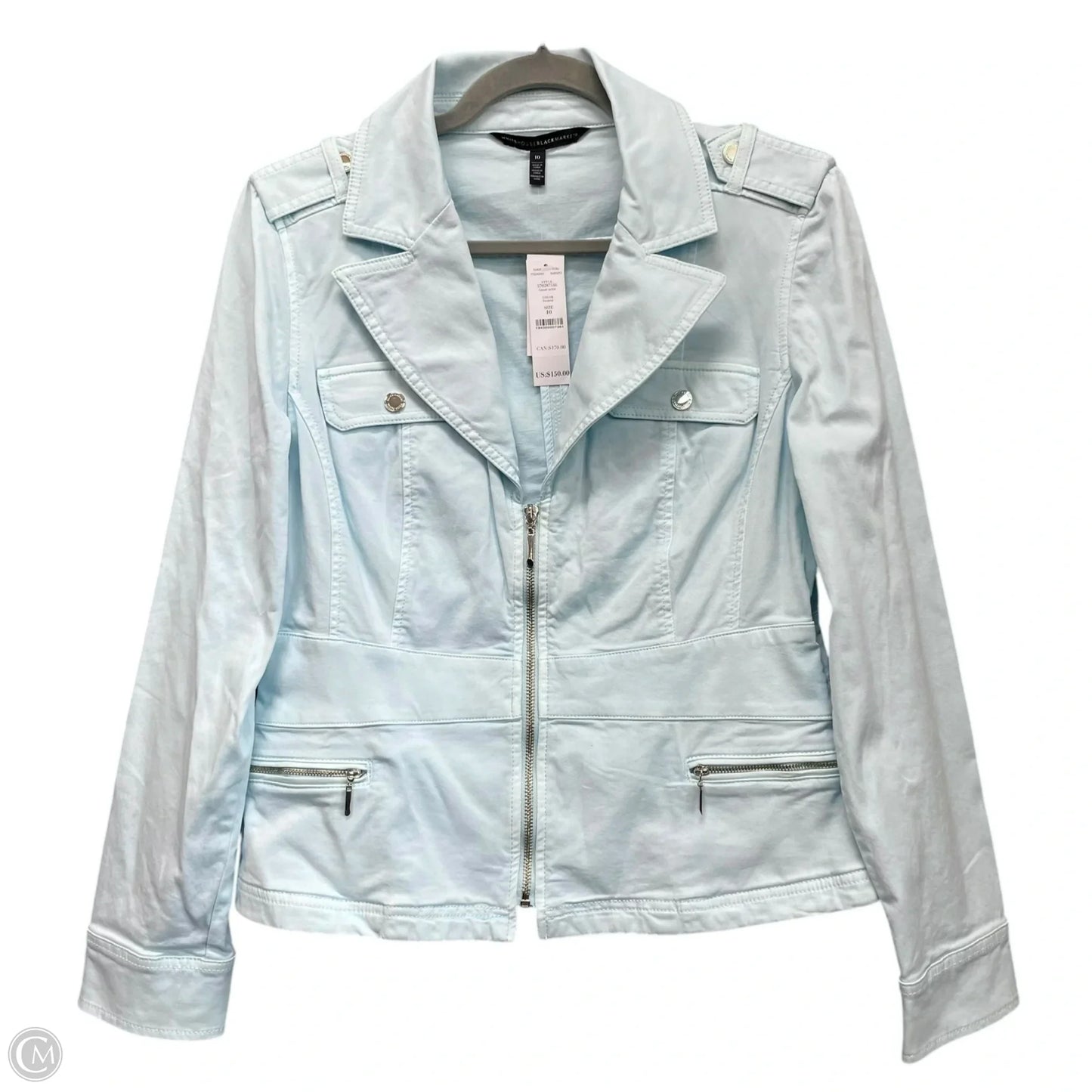 Jacket Denim By White House Black Market In Blue, Size: 10