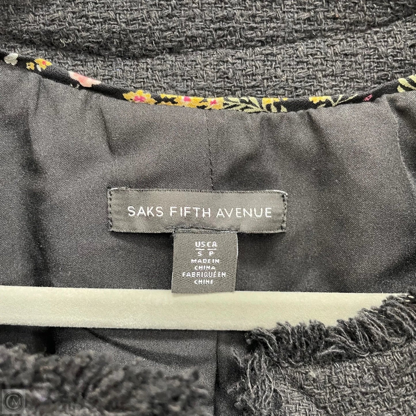 Blazer By Saks Fifth Avenue In Black, Size: S