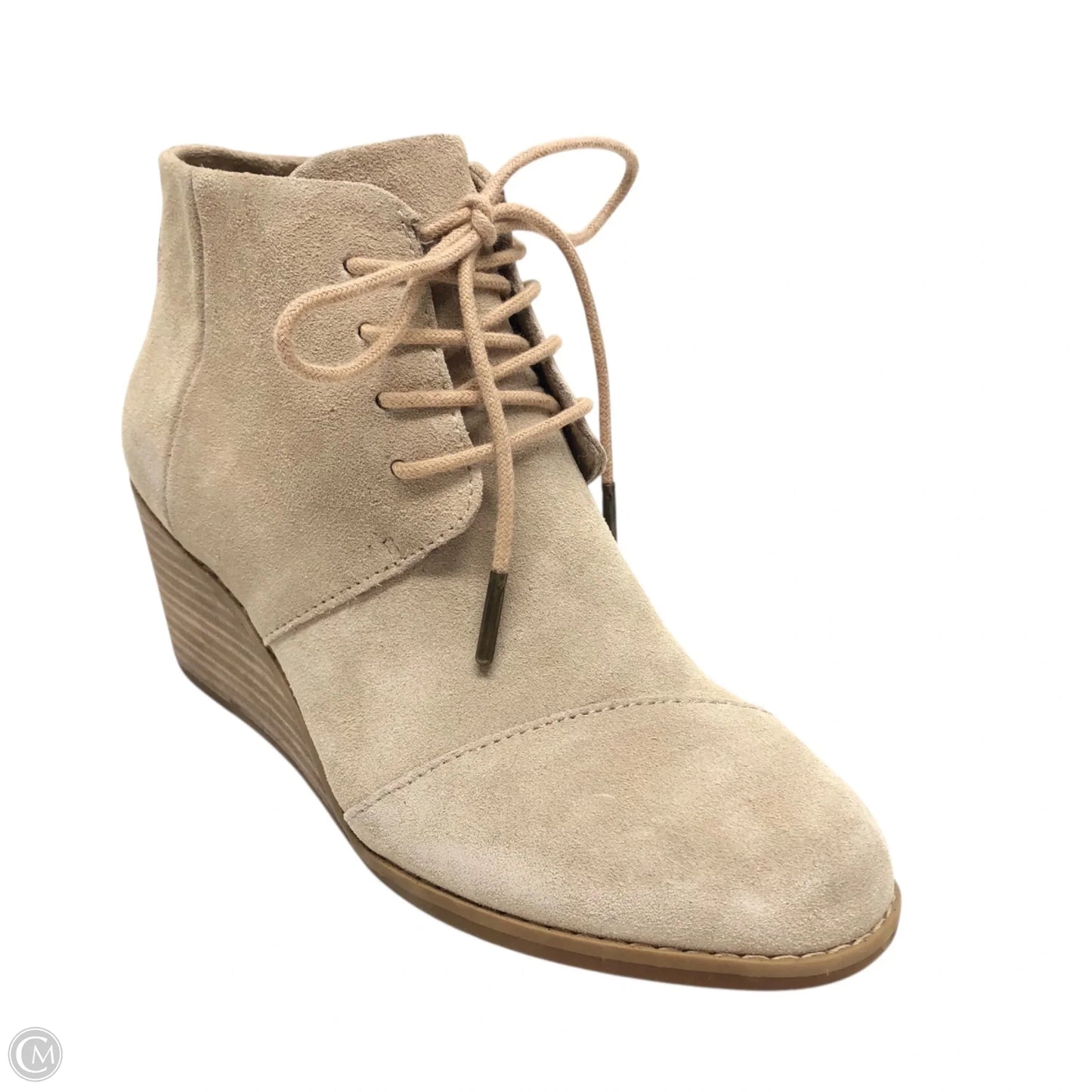Boots Ankle Heels By Toms In Tan, Size: 6.5