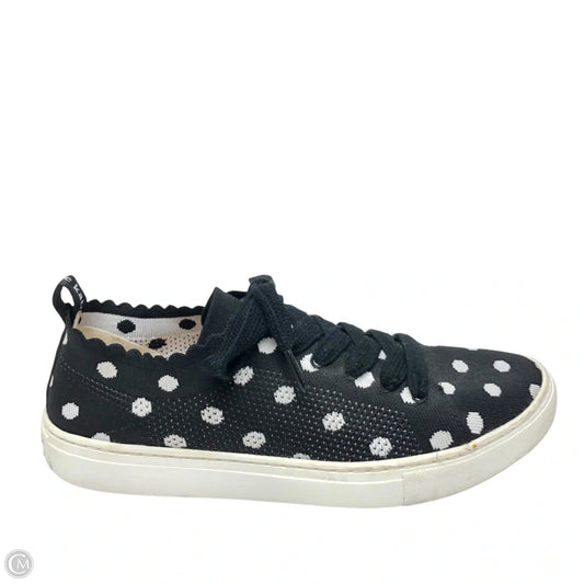 Shoes Designer By Kate Spade In Black & White, Size: 8.5
