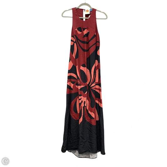 Dress Casual Maxi By Farm Rio In Black & Red, Size: M