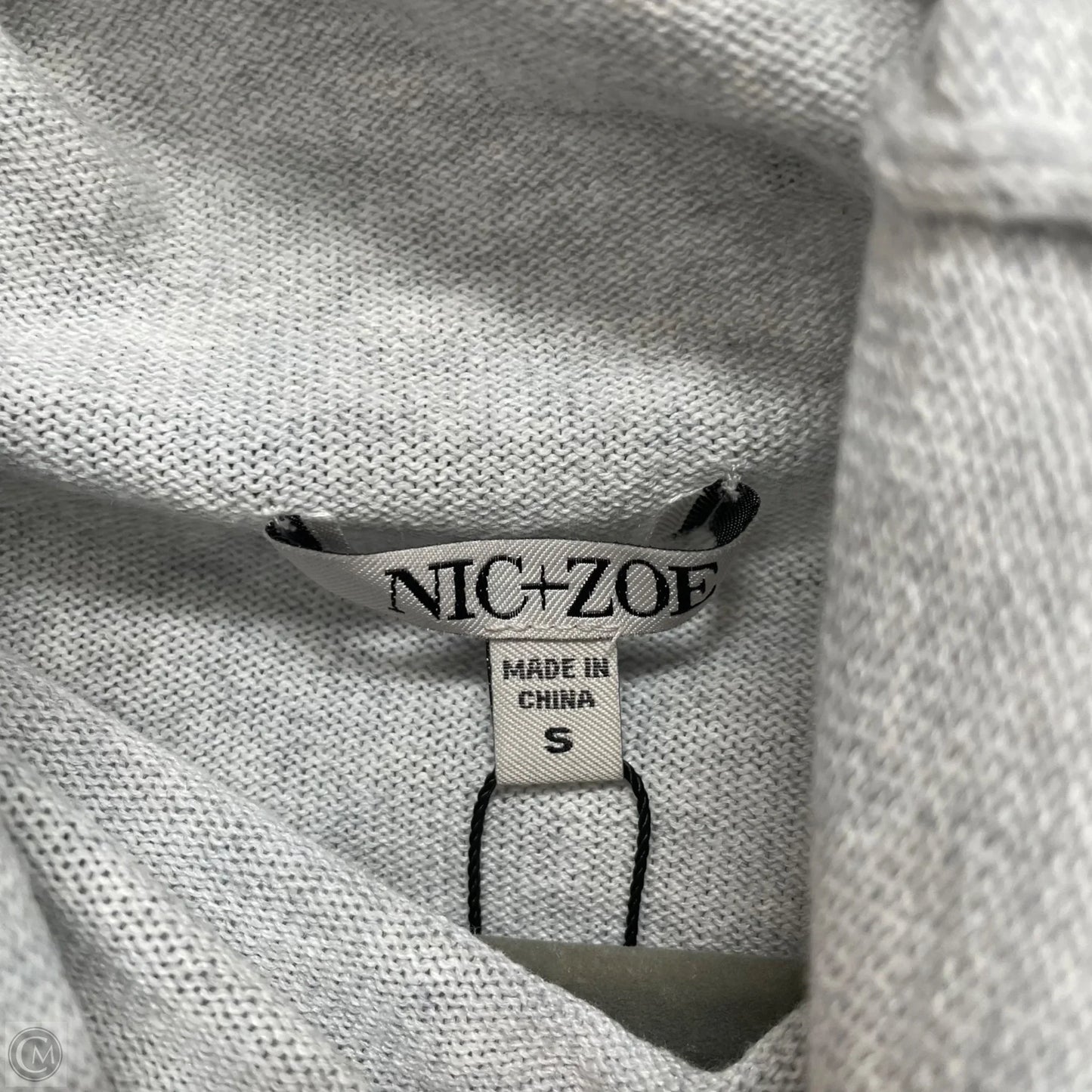 Top Long Sleeve By Nic + Zoe In Grey, Size: S