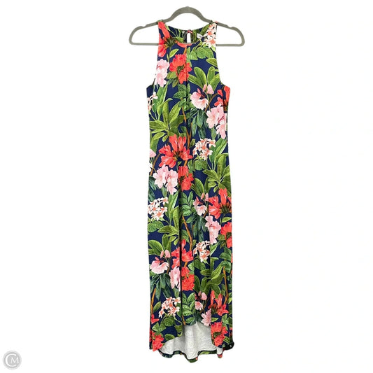 Dress Casual Midi By Tommy Bahama In Tropical Print, Size: Xs