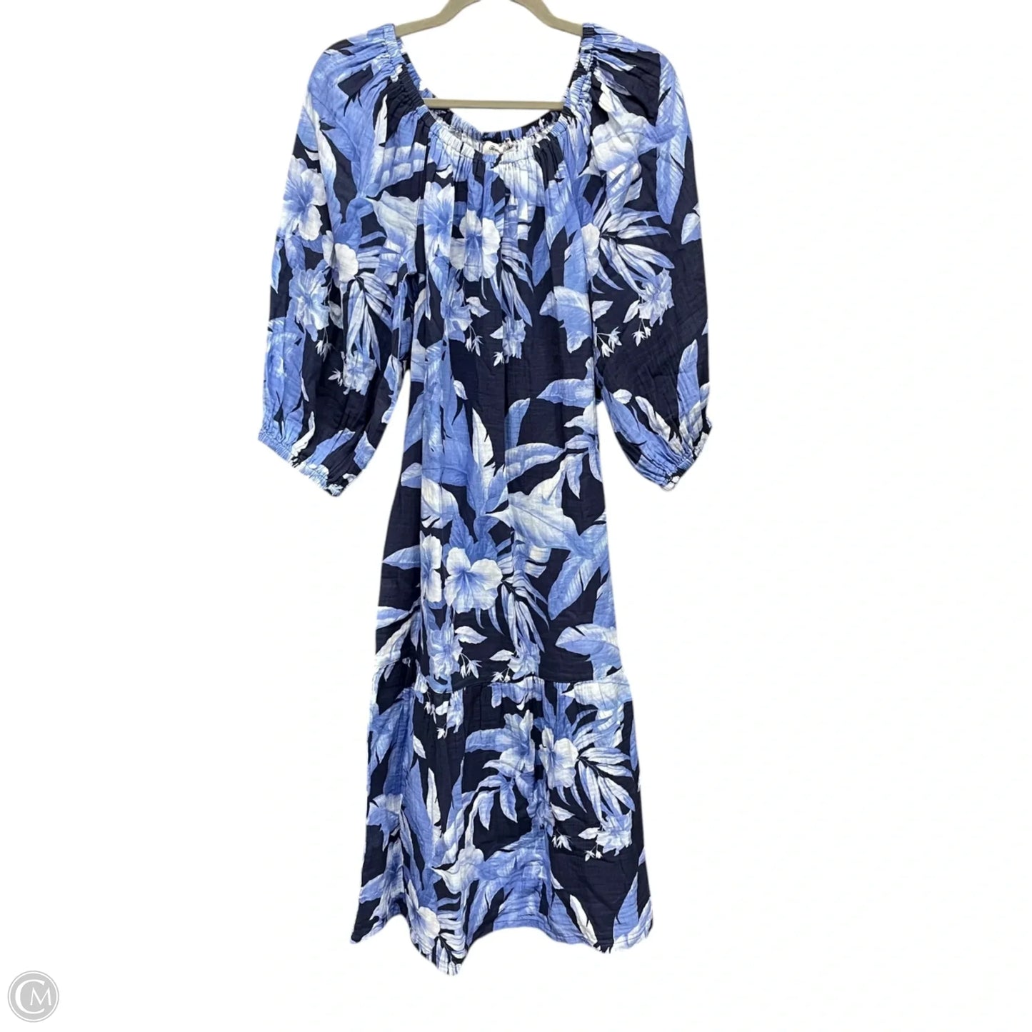 Dress Casual Midi By Tommy Bahama In Blue, Size: S