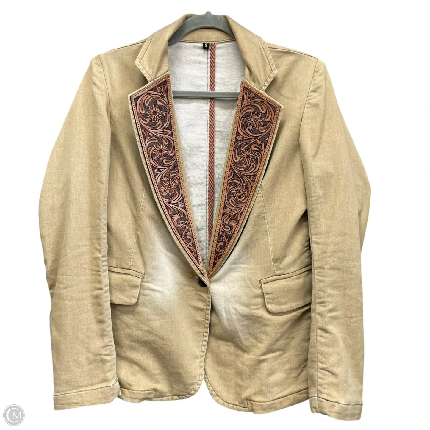 Blazer By Cmb In Tan, Size: S