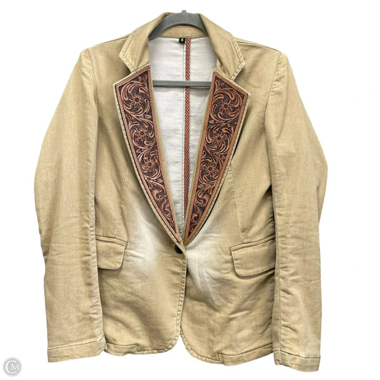 Blazer By Cmb In Tan, Size: S