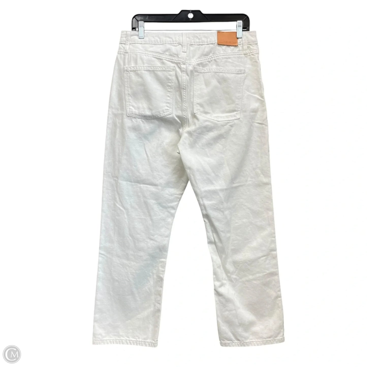 Jeans Cropped By Avec Les Filles In White Denim, Size: 10