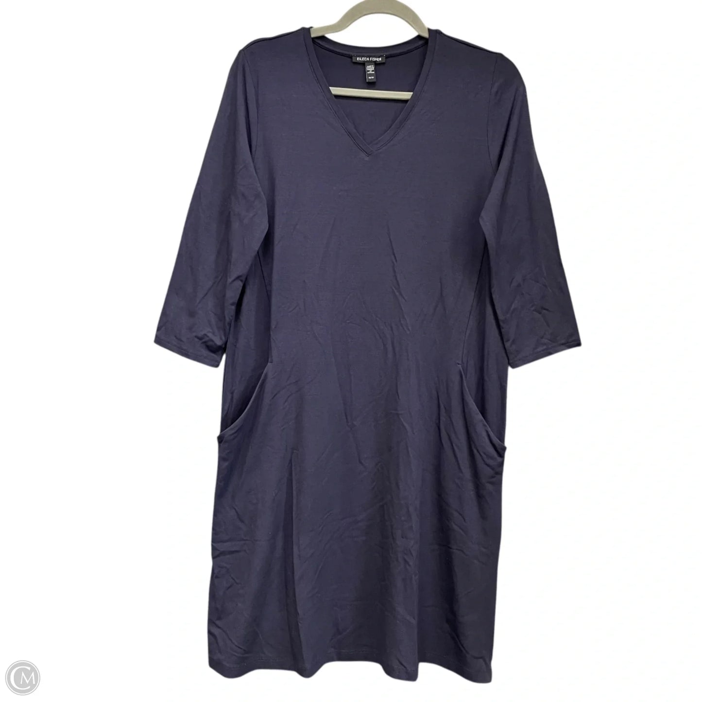Dress Casual Short By Eileen Fisher In Navy, Size: Xs
