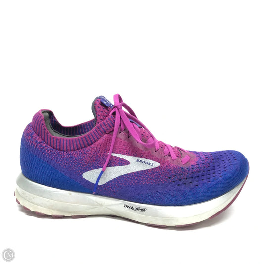 Shoes Athletic By Brooks In Pink & Purple, Size: 9.5