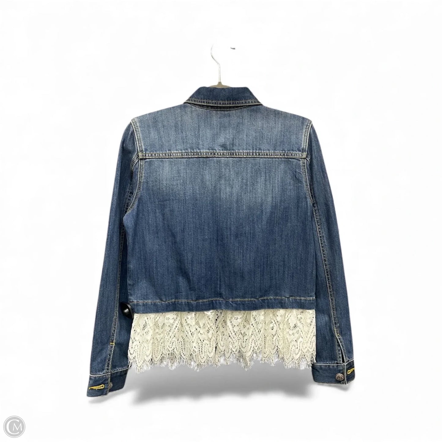 Jacket Denim By Cabi In Blue Denim, Size: S