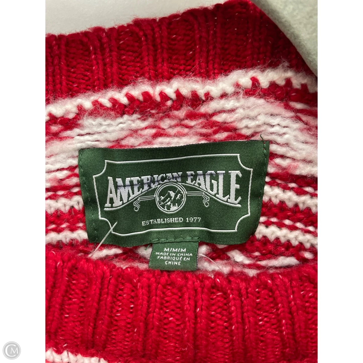 Sweater By American Eagle In Red, Size: M