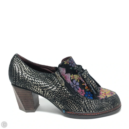 Shoes Heels Block By Clothes Mentor In Multi-colored, Size: 9.5