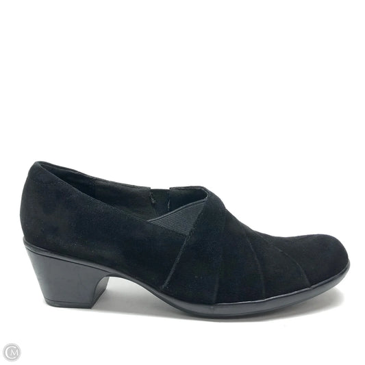 Shoes Heels Block By Clarks In Black, Size: 9