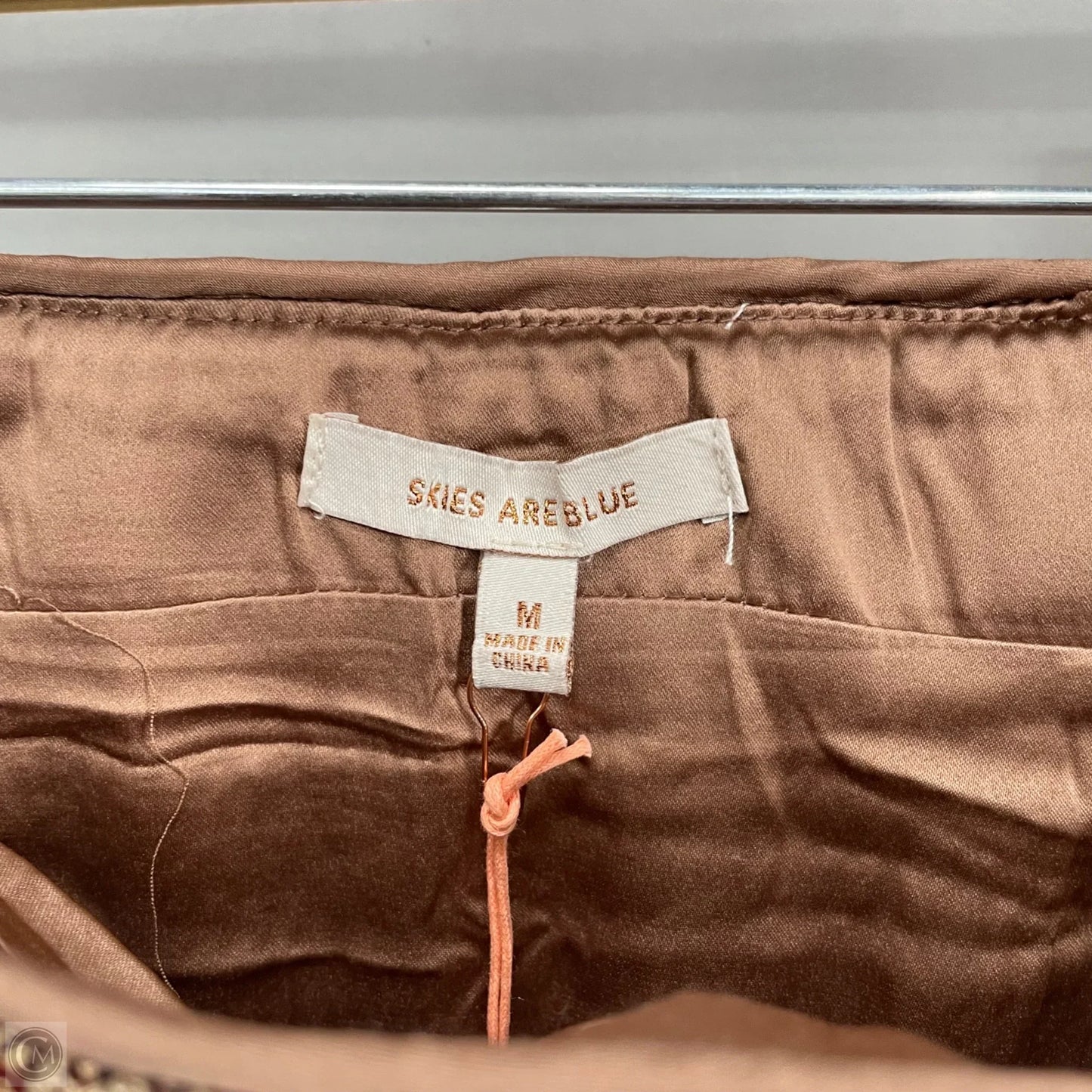 Skirt Midi By Skies Are Blue In Gold, Size: M