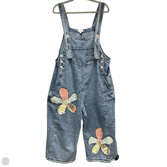 Overalls By Easel In Blue Denim, Size: M
