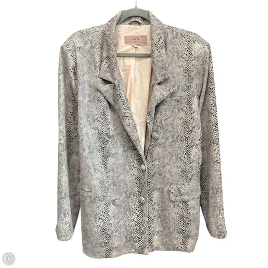 Blazer By Blanknyc In Snakeskin Print, Size: Xl