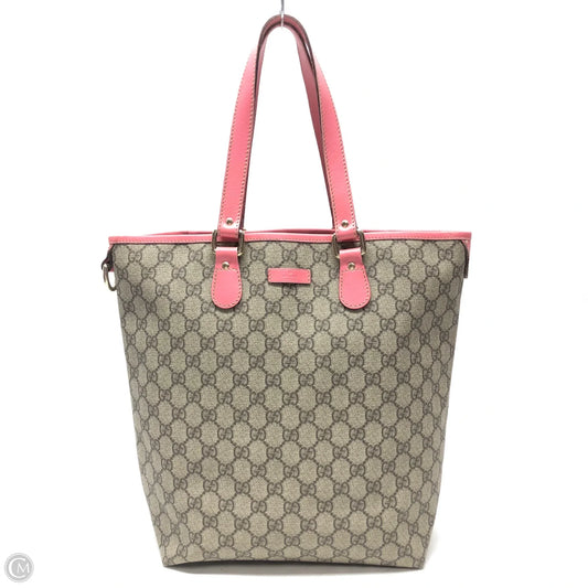 Tote Luxury Designer By Gucci, Size: Medium