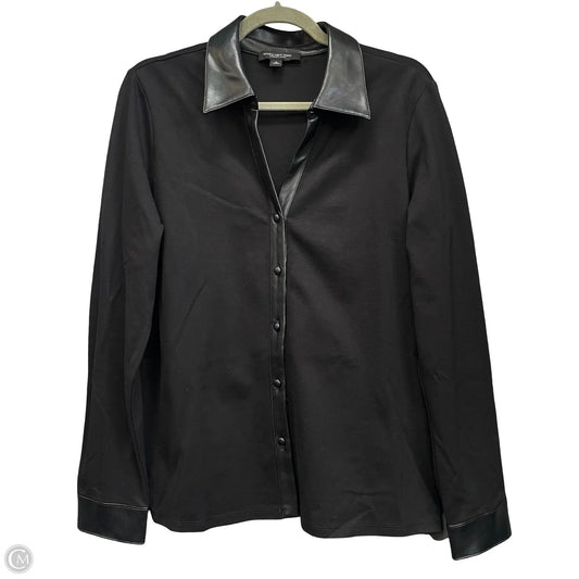 Jacket Shirt By Marc New York In Black, Size: M