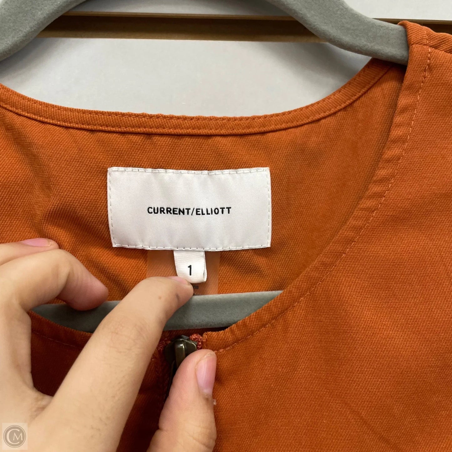 Jumpsuit By Current Elliott In Orange, Size: S