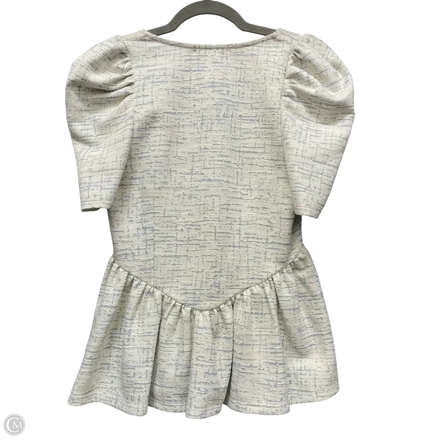 Top Short Sleeve By Everleigh In Grey, Size: S