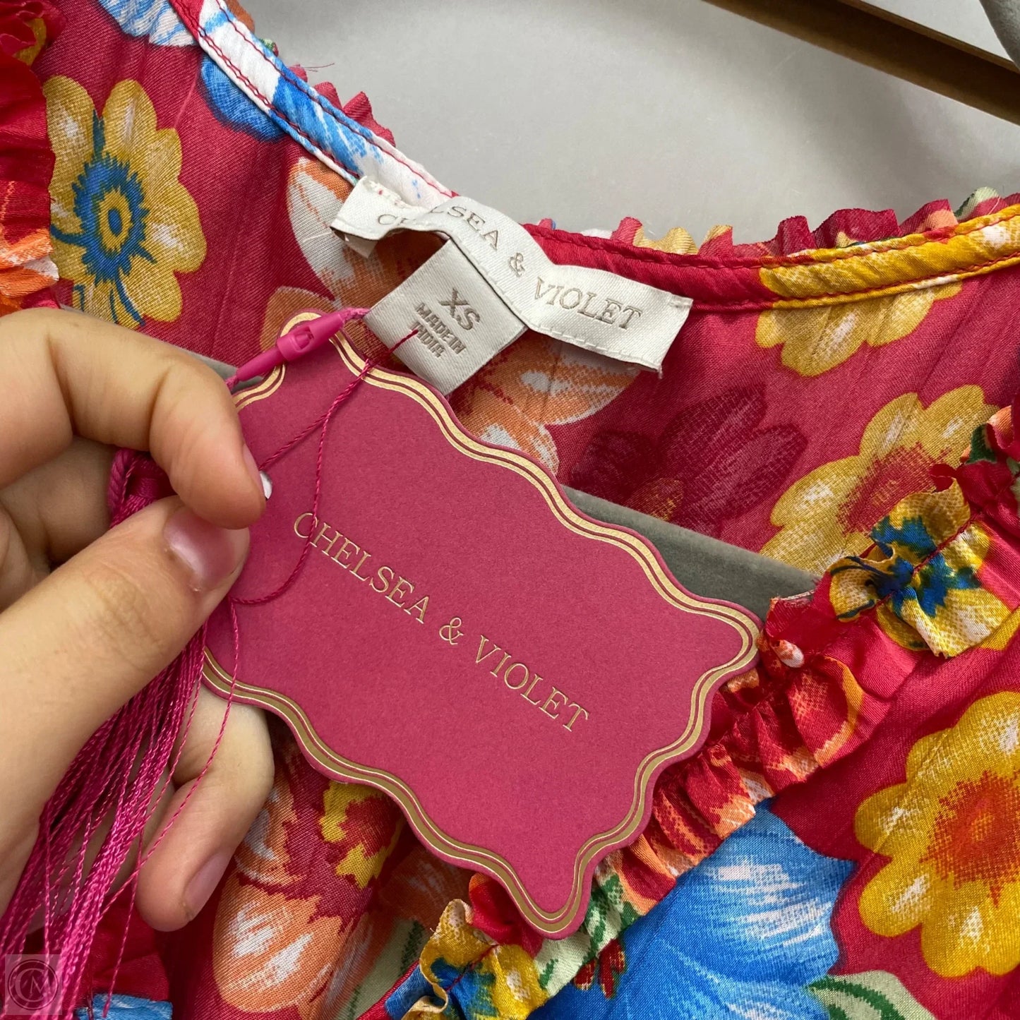 Dress Casual Maxi By Chelsea And Violet In Floral Print, Size: Xs