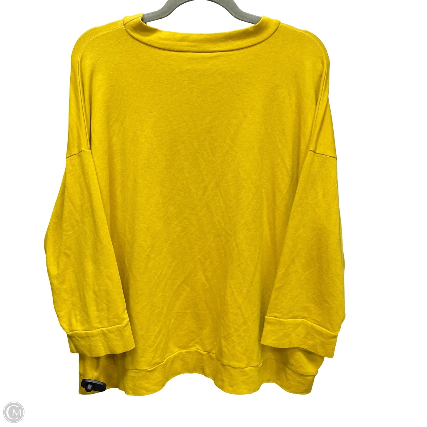 Top 3/4 Sleeve By Bryn Walker In Yellow, Size: Xs