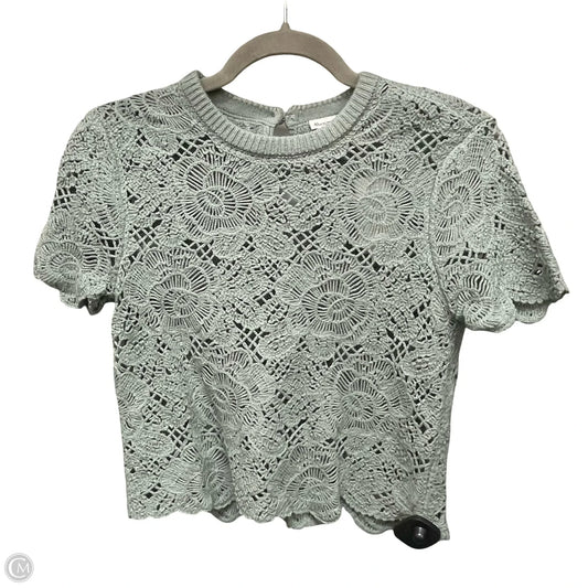 Top Short Sleeve By Abercrombie And Fitch In Green, Size: Xs