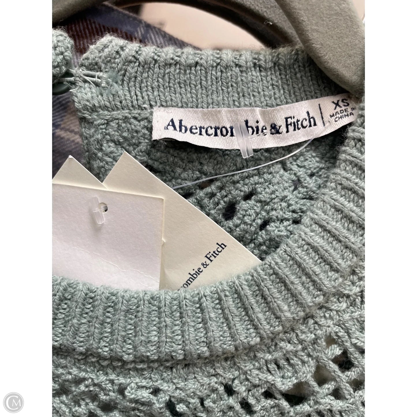 Top Short Sleeve By Abercrombie And Fitch In Green, Size: Xs