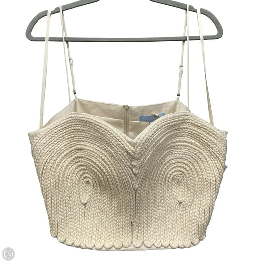 Top Sleeveless By Antonio Melani In Beige, Size: 14