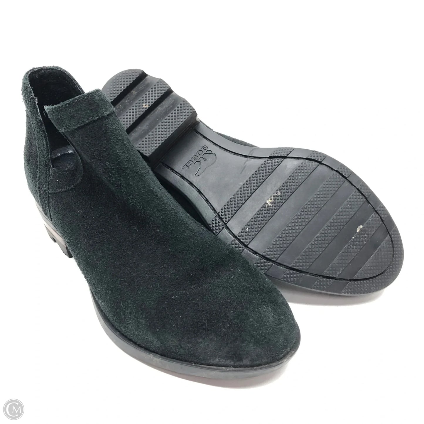 Boots Ankle Heels By Sorel In Black, Size: 6.5