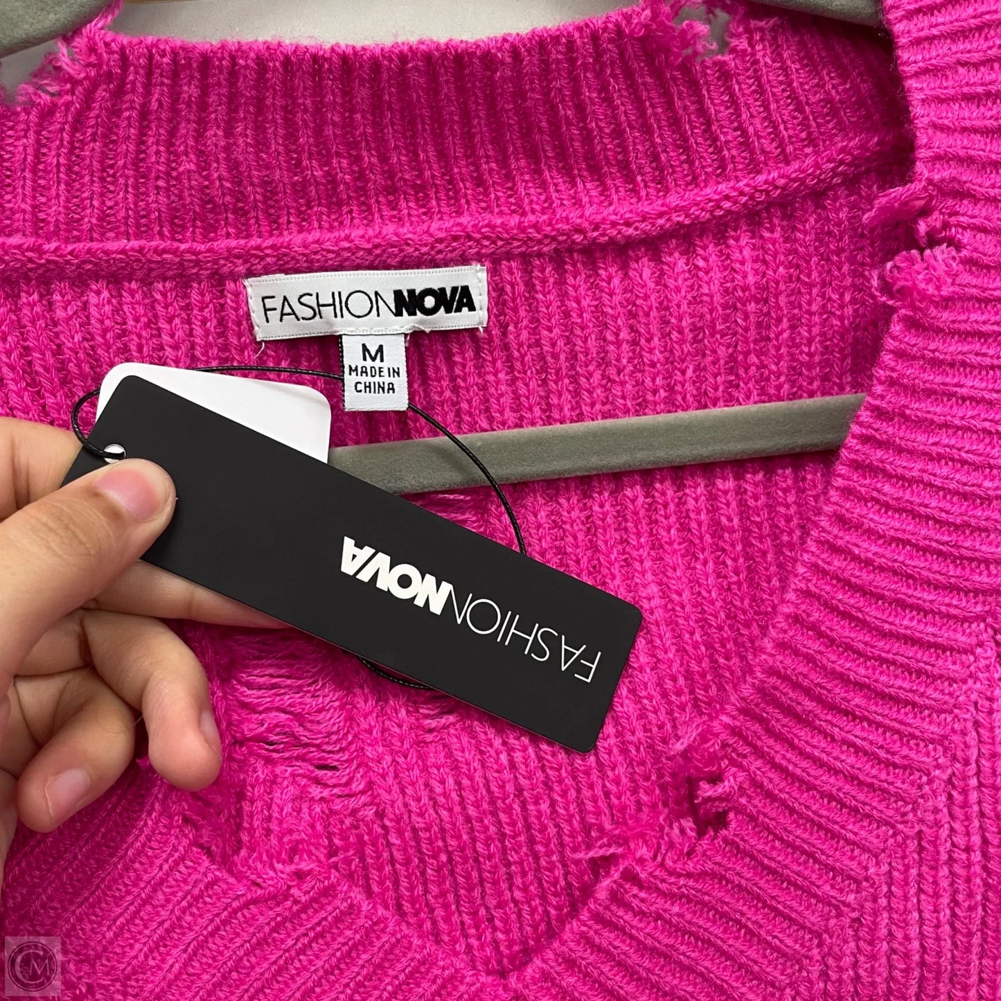 Sweater By Fashion Nova In Pink, Size: M