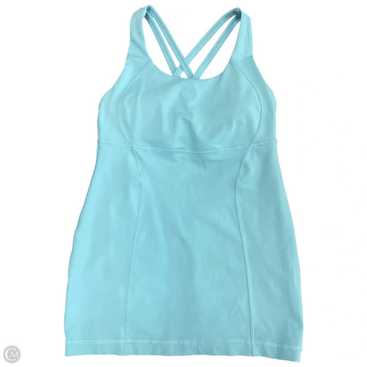 Athletic Tank Top By Lululemon In Blue, Size: 4