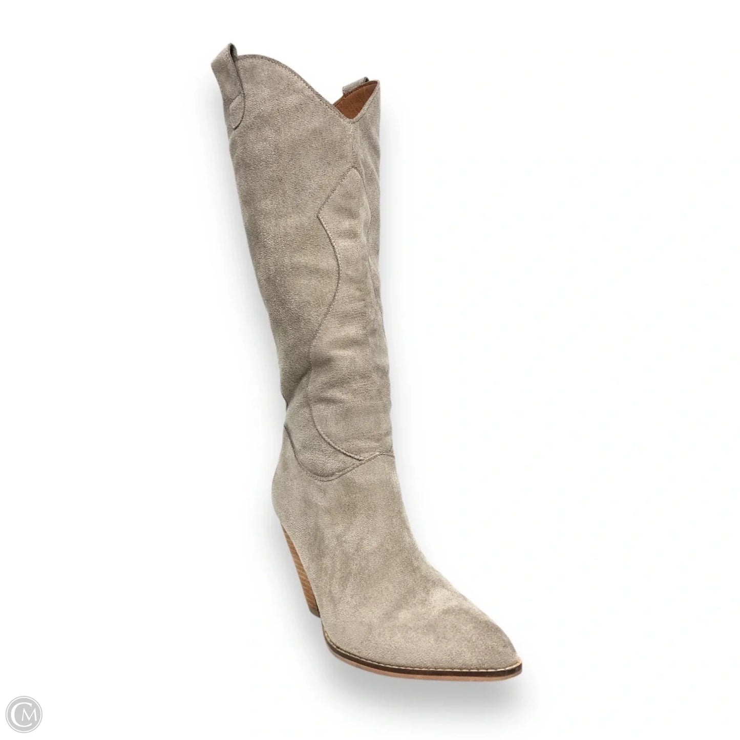Boots Western By Clothes Mentor In Taupe, Size: 7.5
