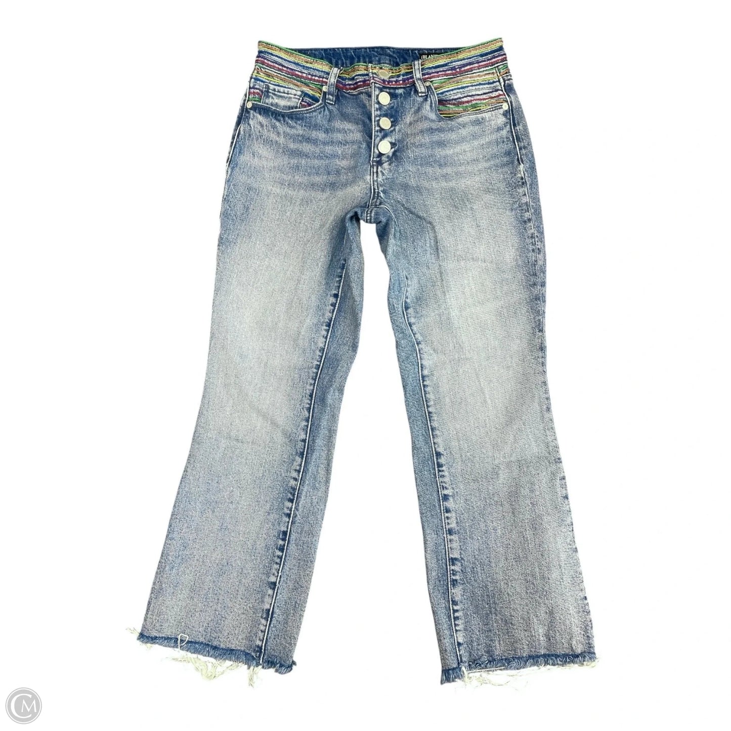 Jeans Cropped By Blanknyc In Blue Denim, Size: 6