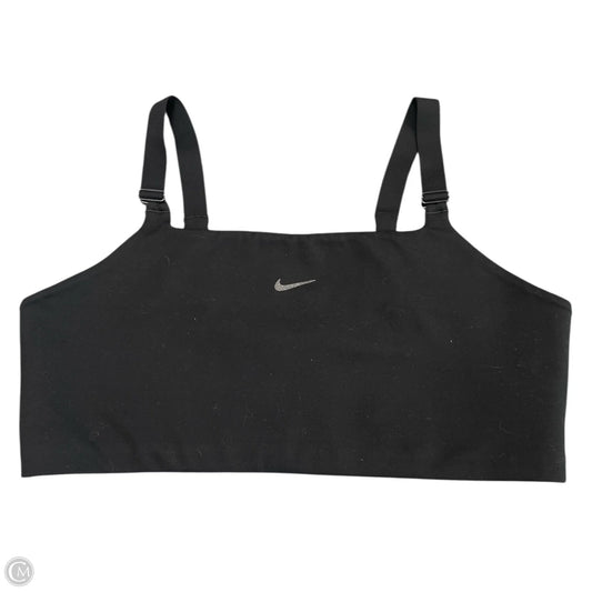 Athletic Bra By Nike Apparel In Black, Size: 3x