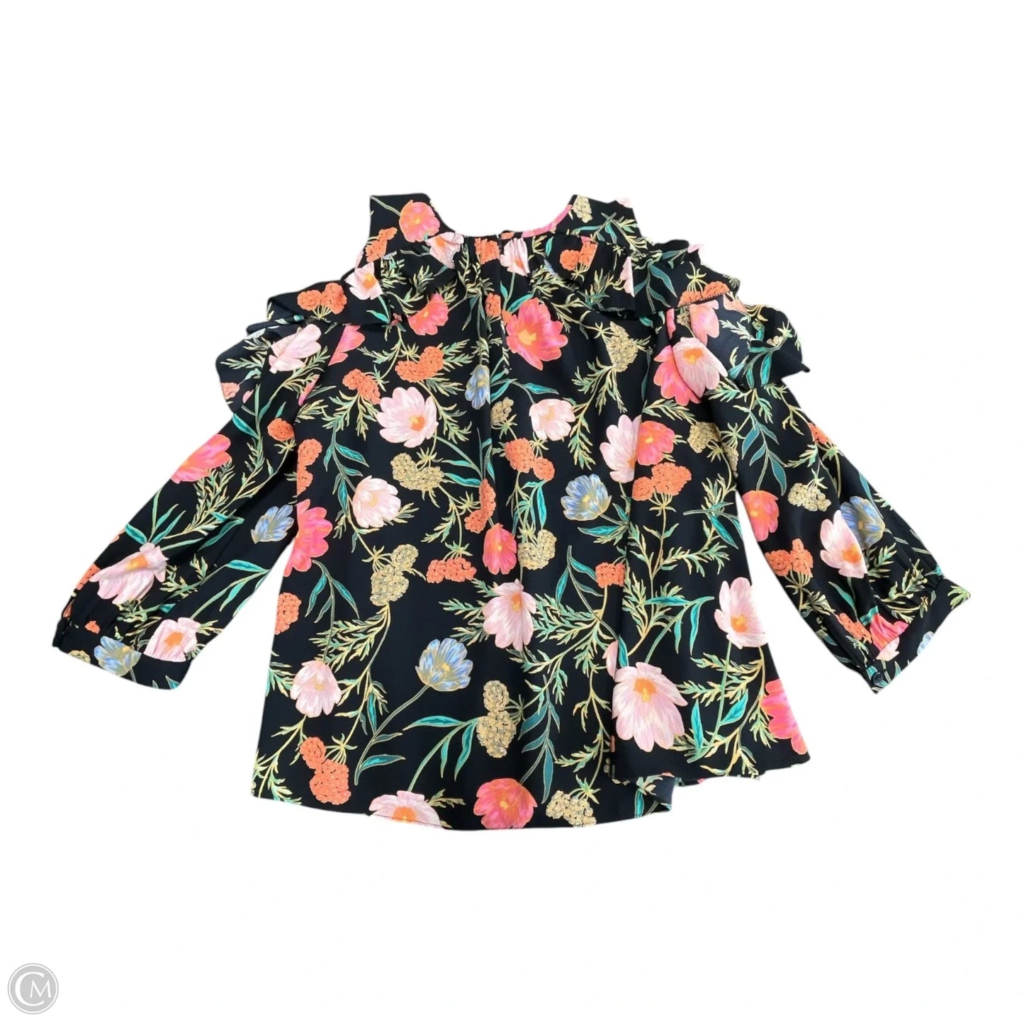 Blouse Designer By Kate Spade In Floral Print, Size: S